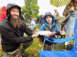 free family fun outdoors trout derby